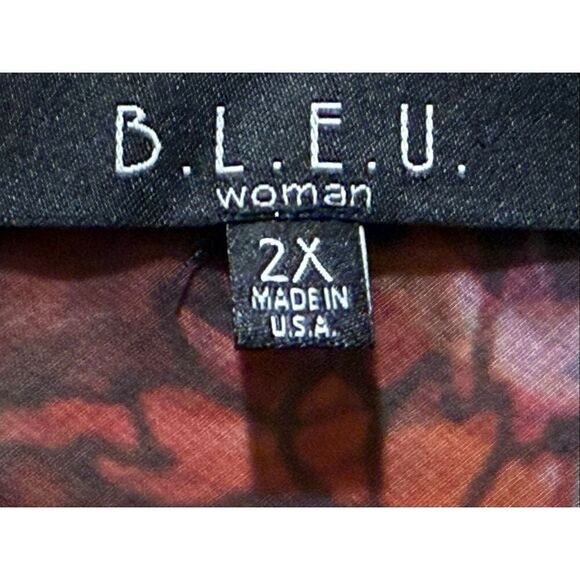 B.L.E.U. Woman Women’s Plus Multicolored Embellished Top Size 2X Fairy Y2K - Picture 3 of 13